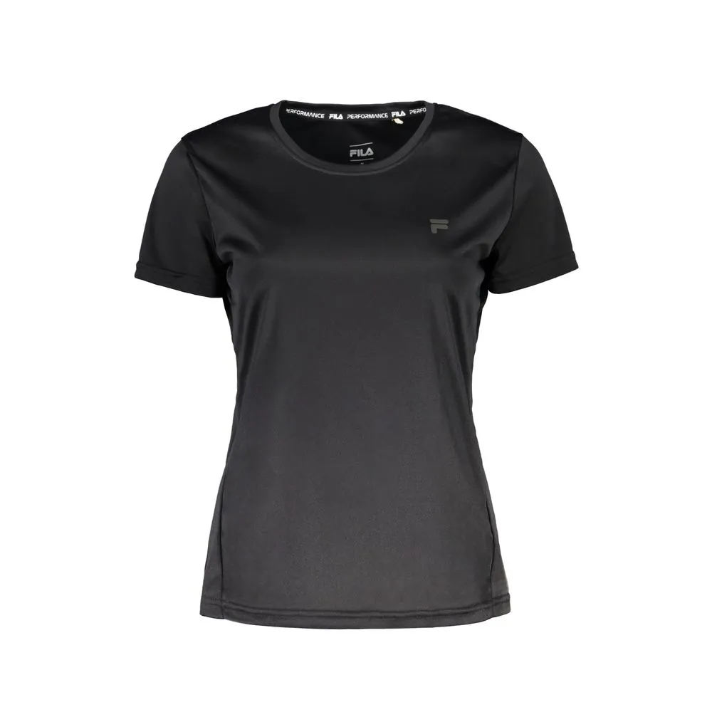 Fila Women's Black Polyester Tops & T-Shirt