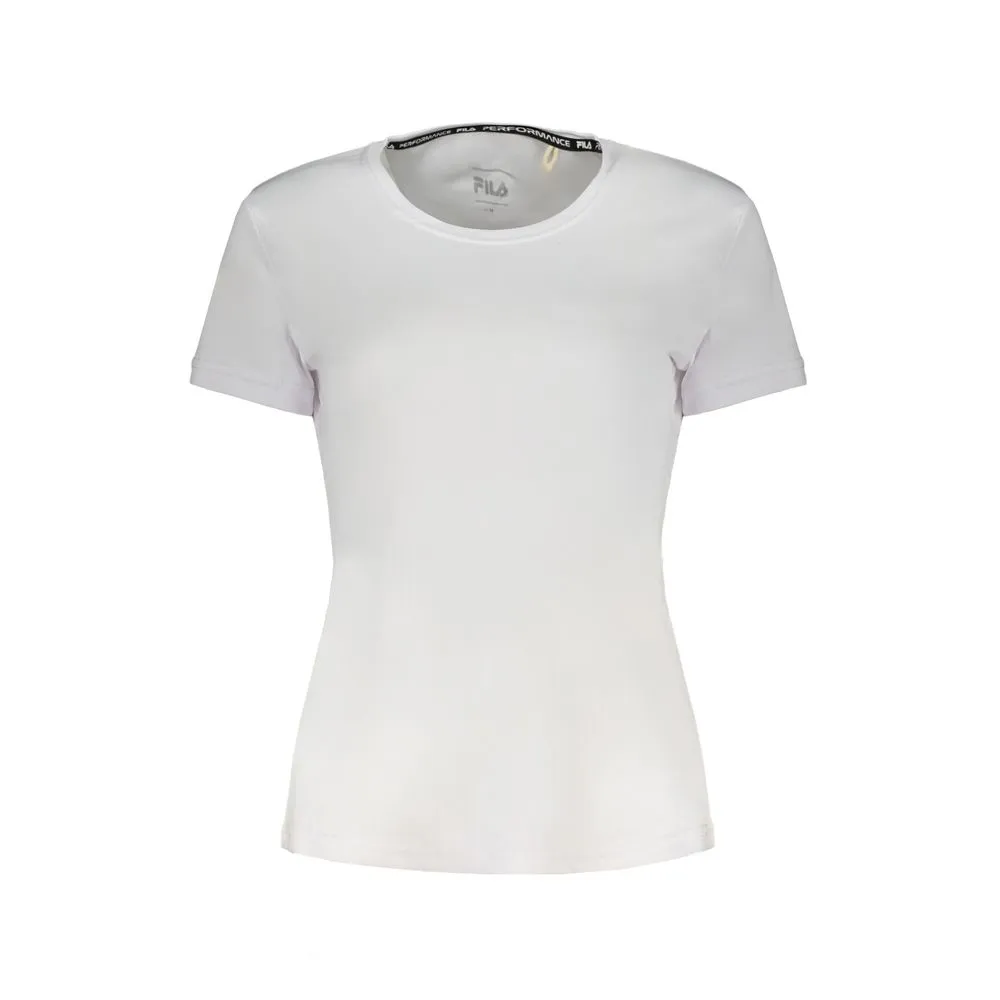 Fila Women's White Polyester Tops & T-Shirt