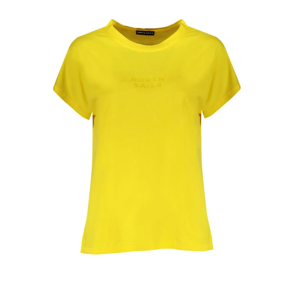 North Sails Women's Yellow Cotton Tops & T-Shirt