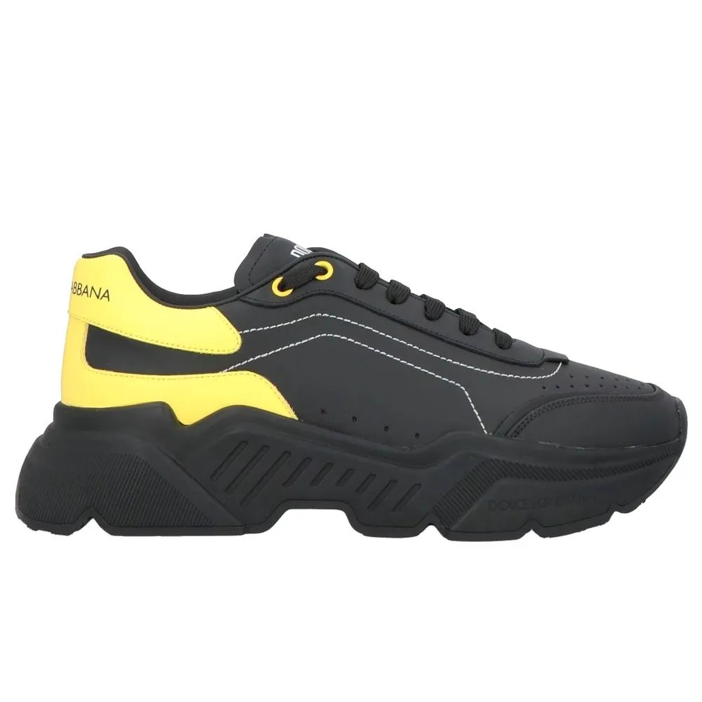 Dolce & Gabbana Men's Black Leather Di Calfskin Sneaker