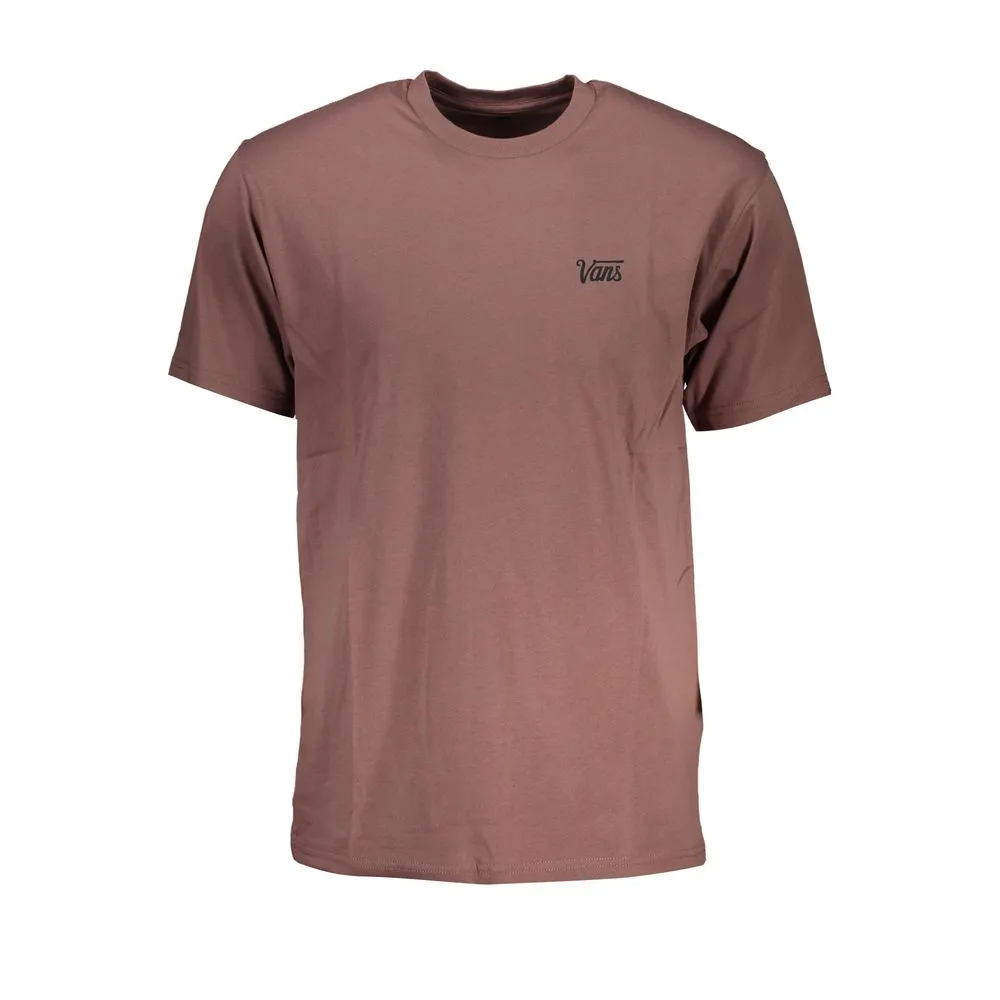 Vans Men's Brown Cotton T-Shirt