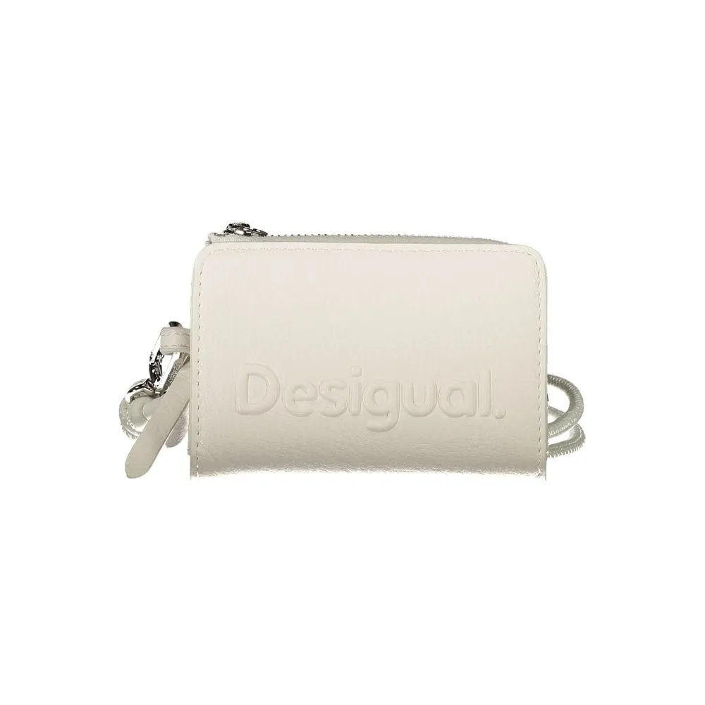 Desigual Women's White Polyethylene Wallet
