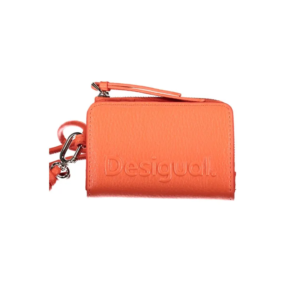Desigual Women's Pink Polyethylene Wallet