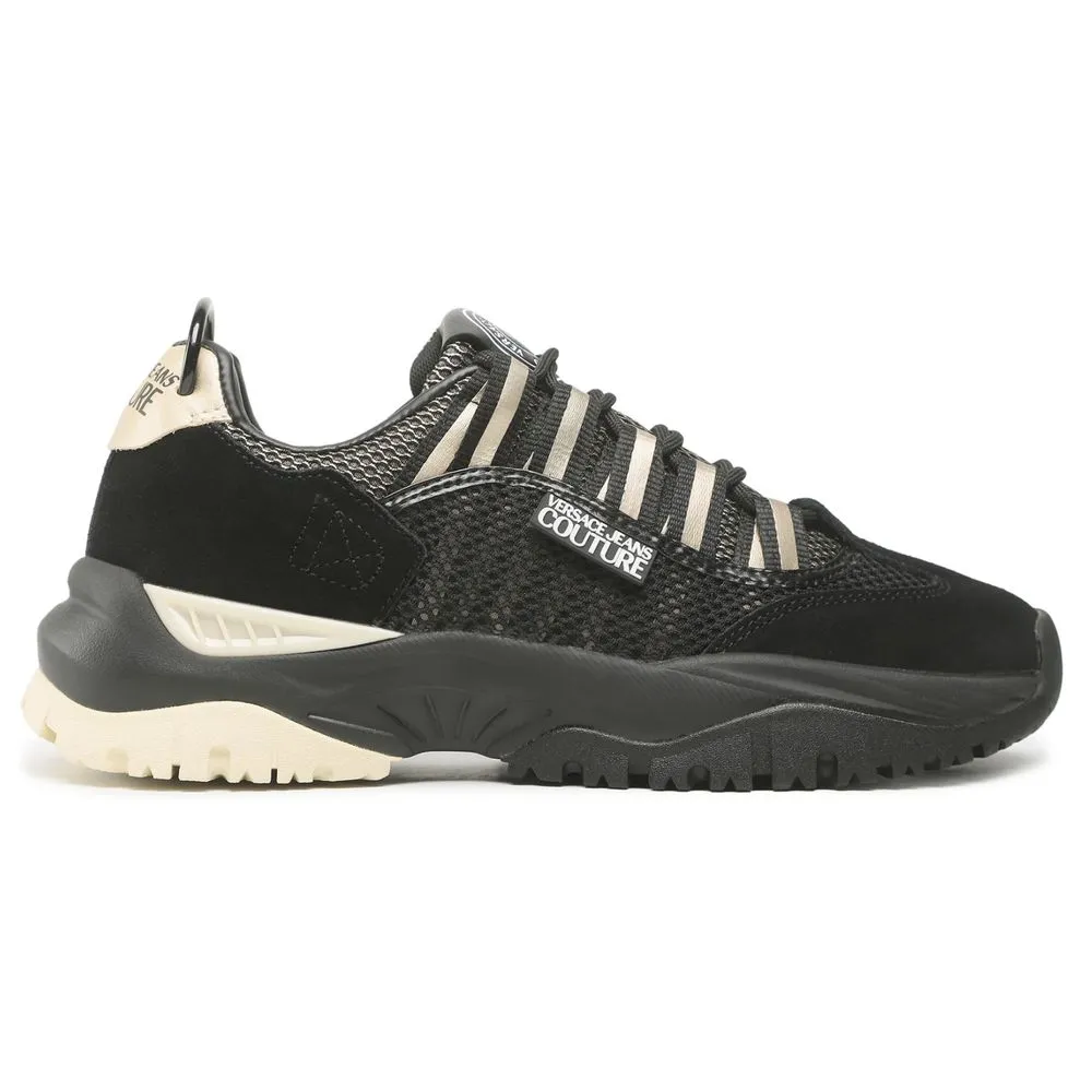 Versace Jeans Men's Black Nylon Sneaker