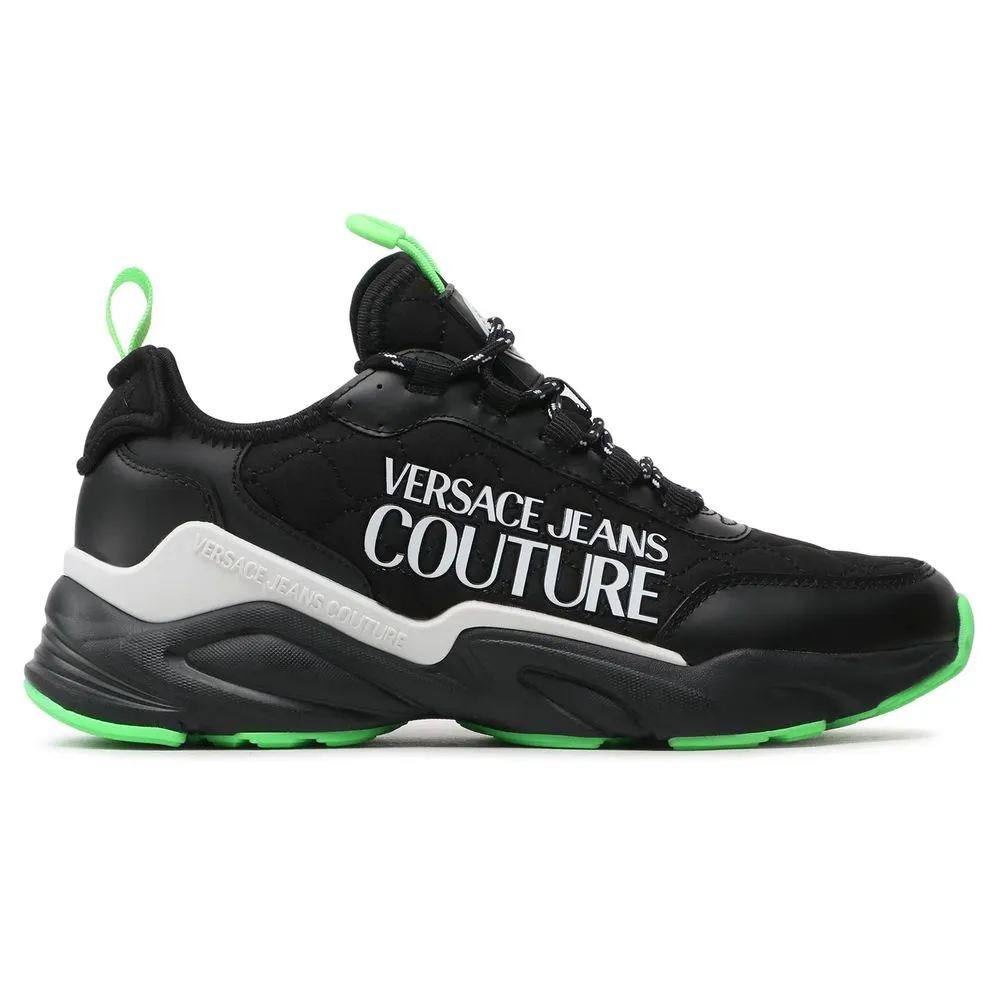 Versace Jeans Men's Black Nylon Sneaker