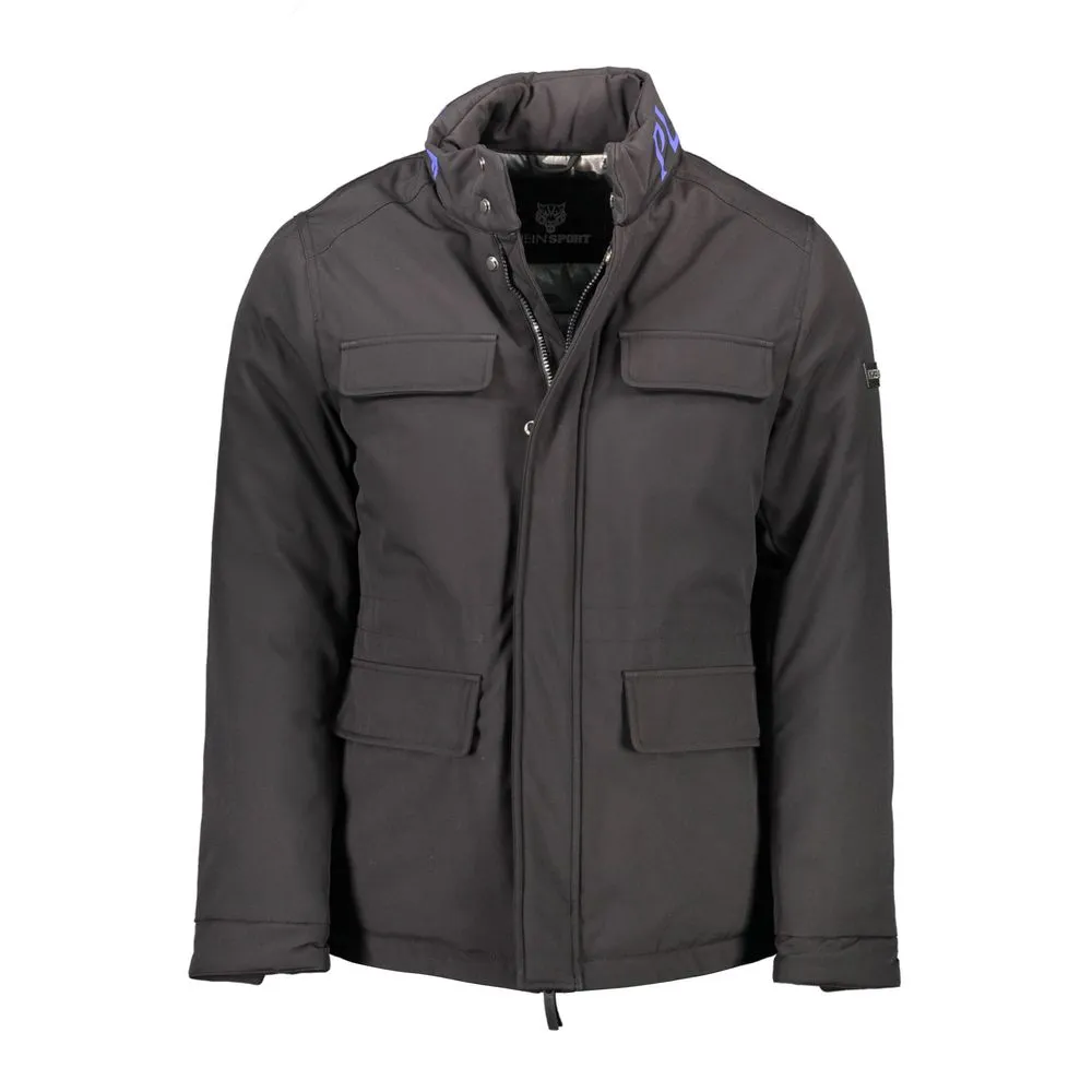 Plein Sport Men's Black Polyester Jacket