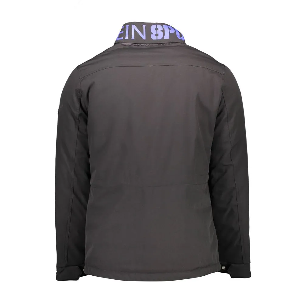 Plein Sport Men's Black Polyester Jacket
