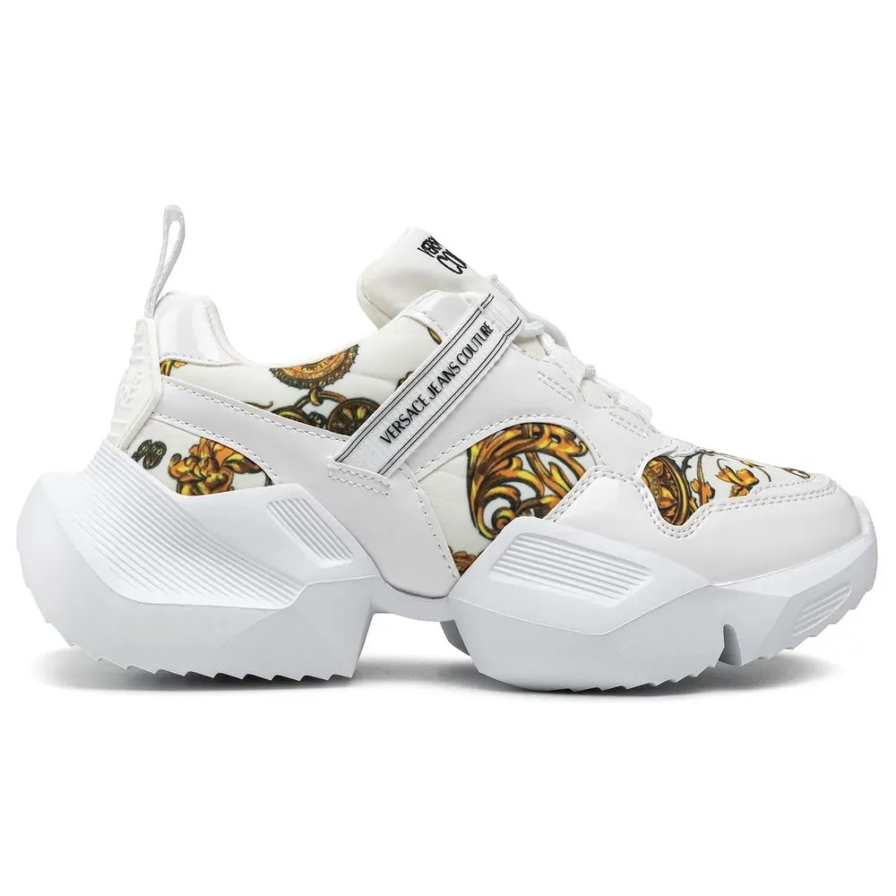 Versace Jeans Women's White Polyethylene Sneaker