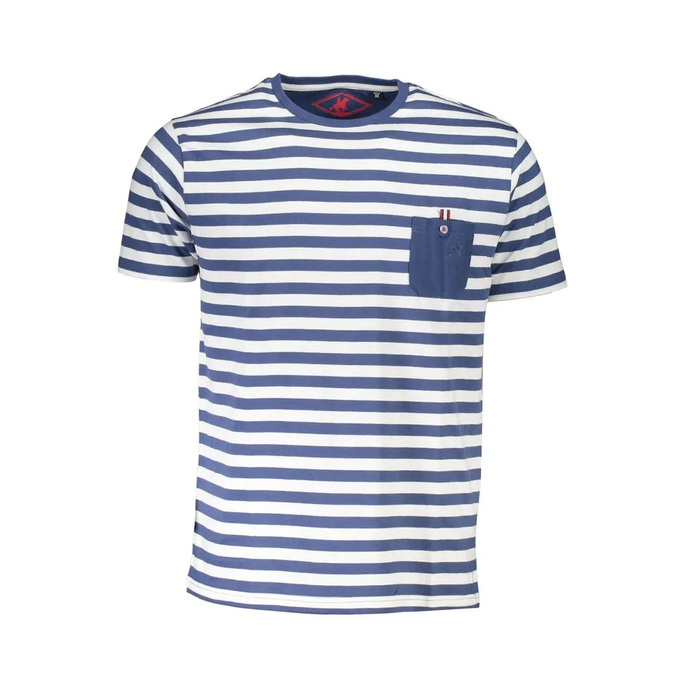 U.S. Grand Polo Men's Blue Cotton T-Shirt