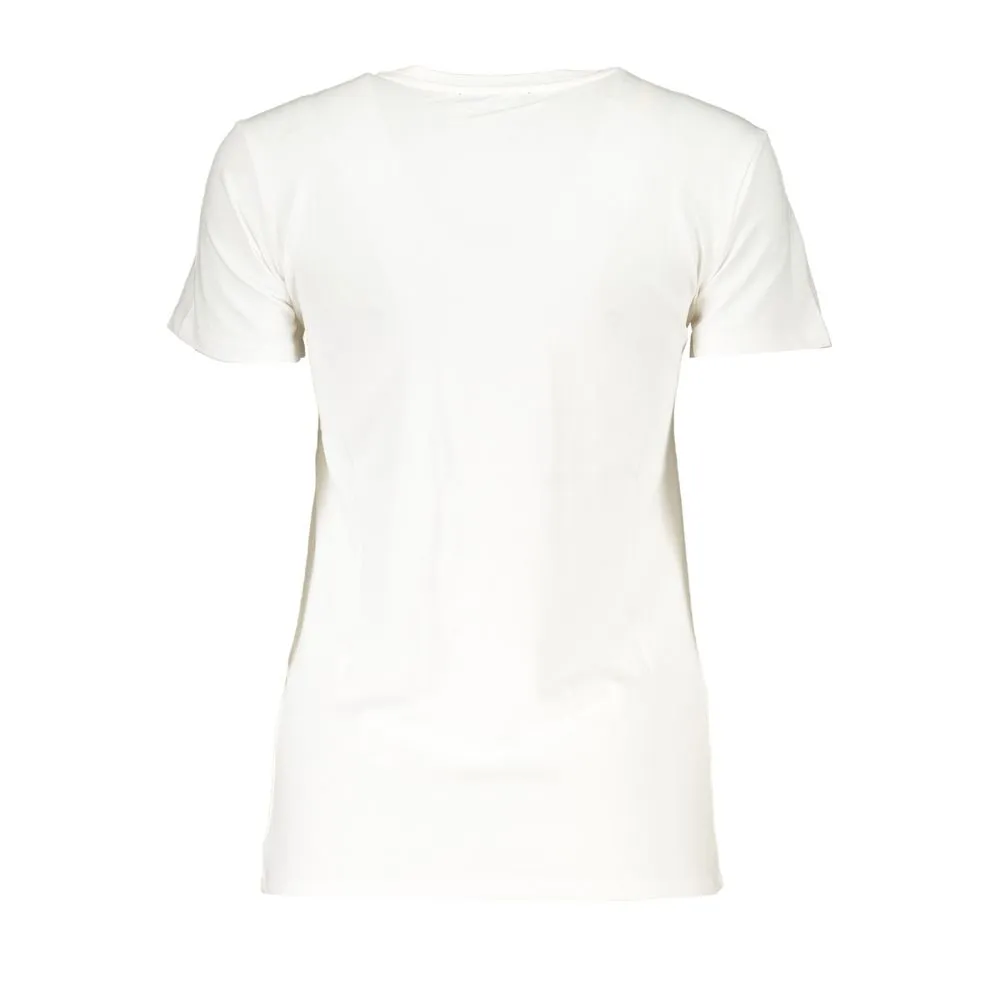 Cavalli Class Women's White Cotton Tops & T-Shirt