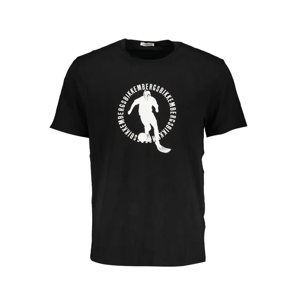Bikkembergs Men's Black Cotton T-Shirt