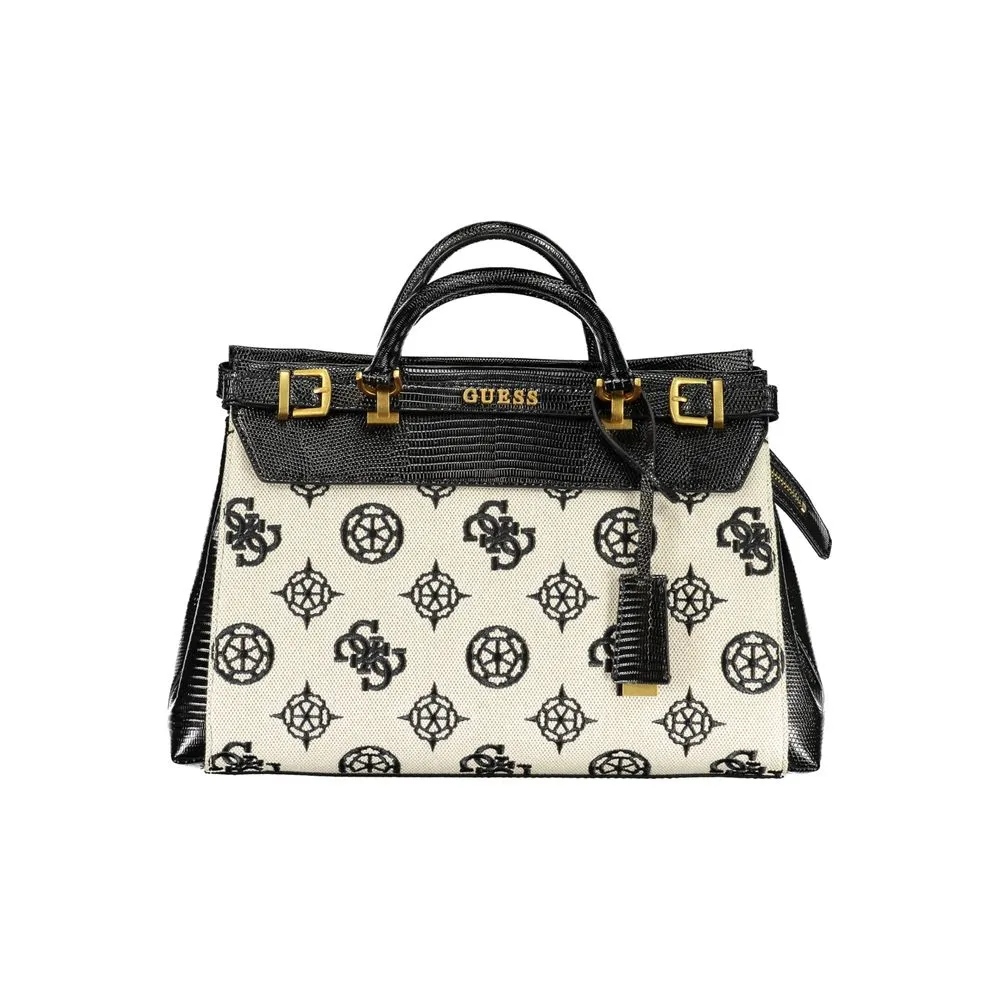 Guess Jeans Women's Black Cotton Handbag