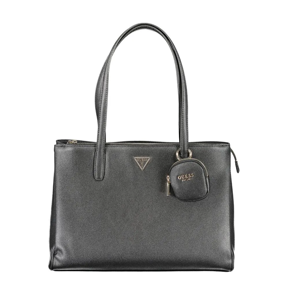 Guess Jeans Women's Black Polyethylene Handbag