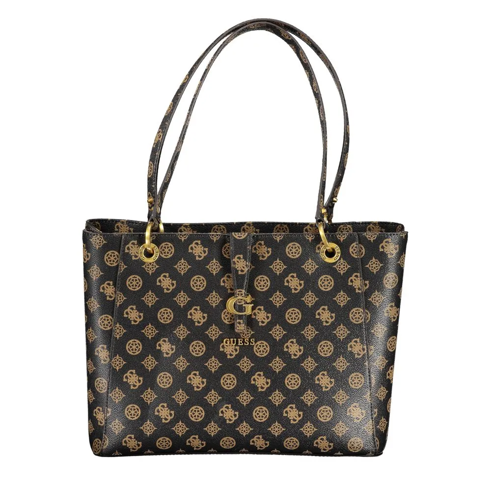Guess Jeans Women's Brown Polyethylene Handbag
