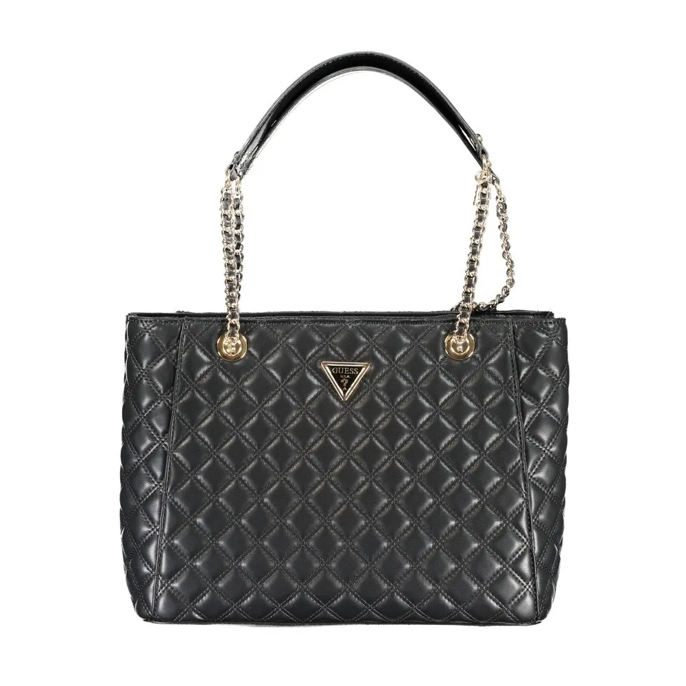 Guess Jeans Women's Black Polyethylene Handbag