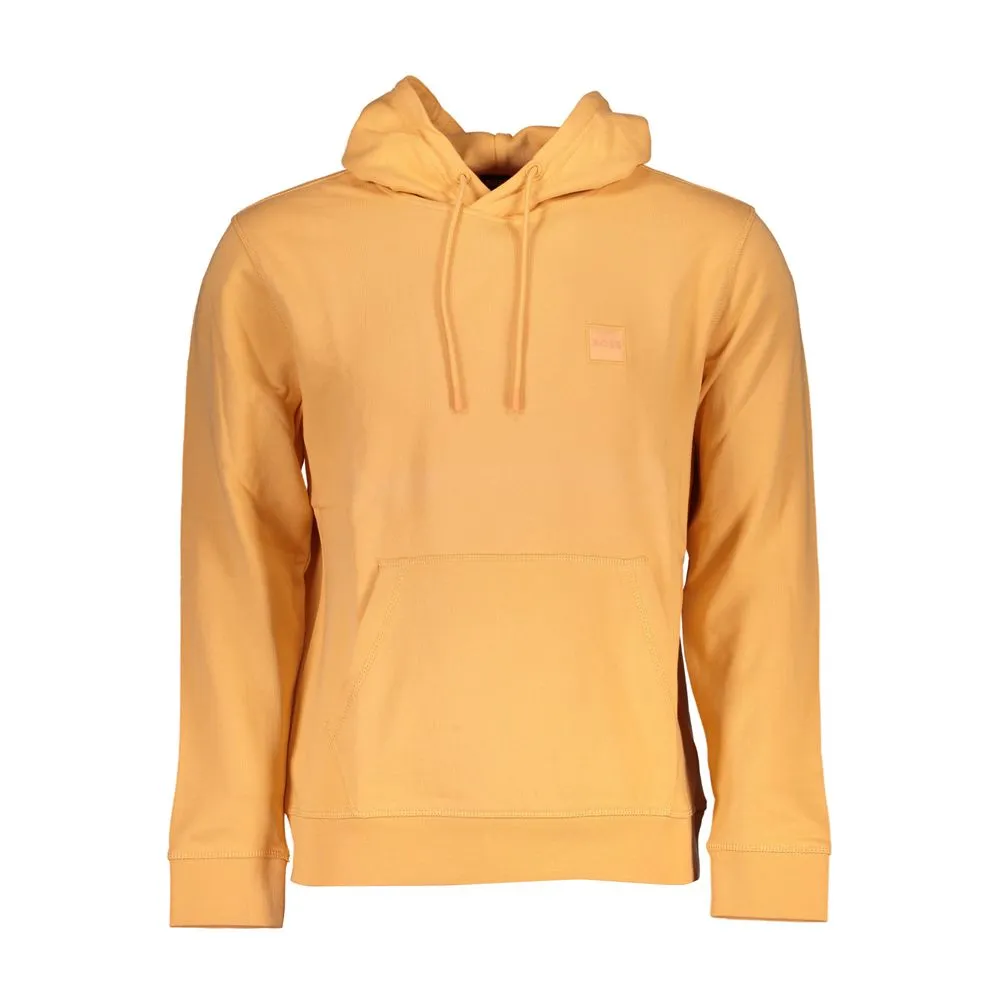 Hugo Boss Men's Orange Cotton Sweater