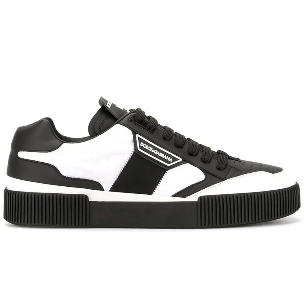 Dolce & Gabbana Men's Black Leather Di Calfskin Sneaker