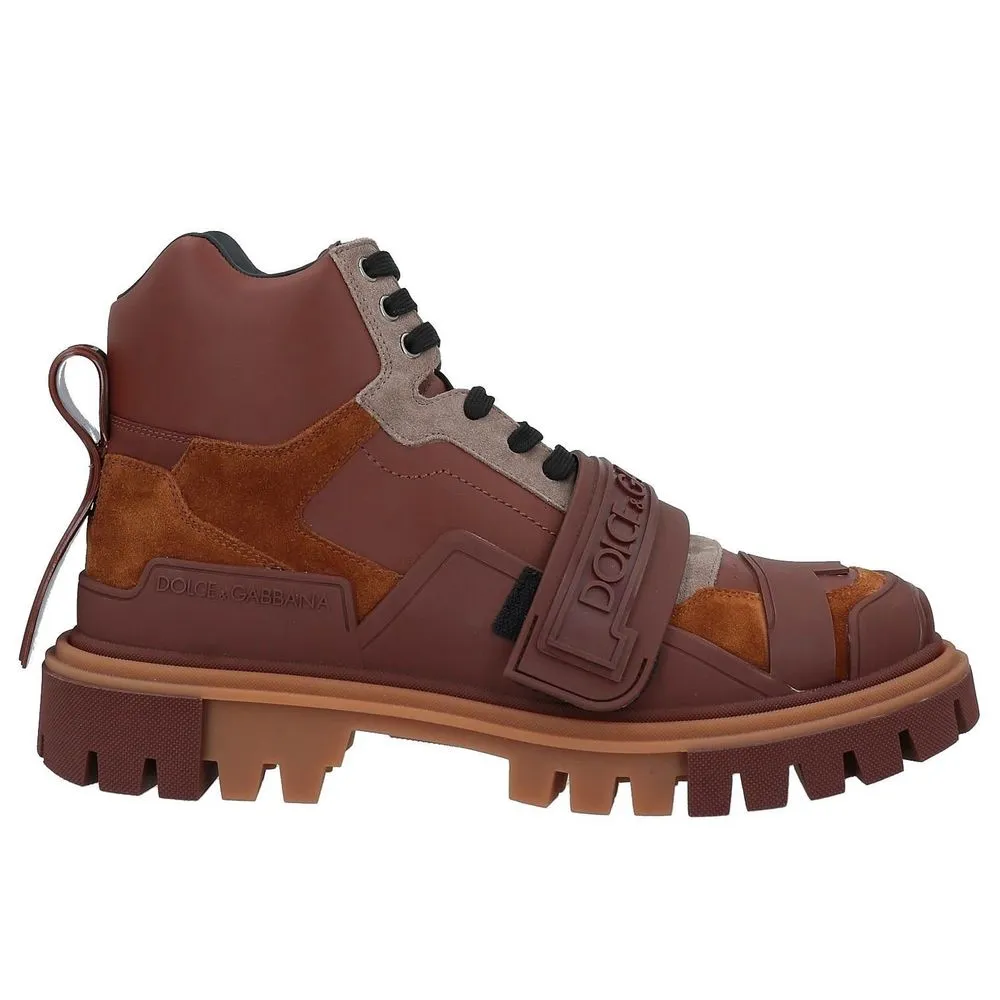 Dolce & Gabbana Men's Brown Leather Di Calfskin Boot