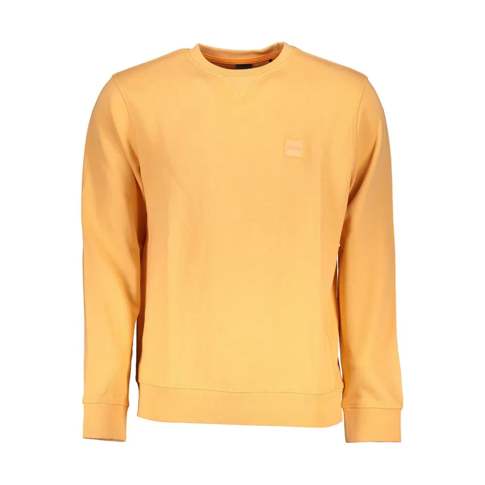 Hugo Boss Men's Orange Cotton Sweater