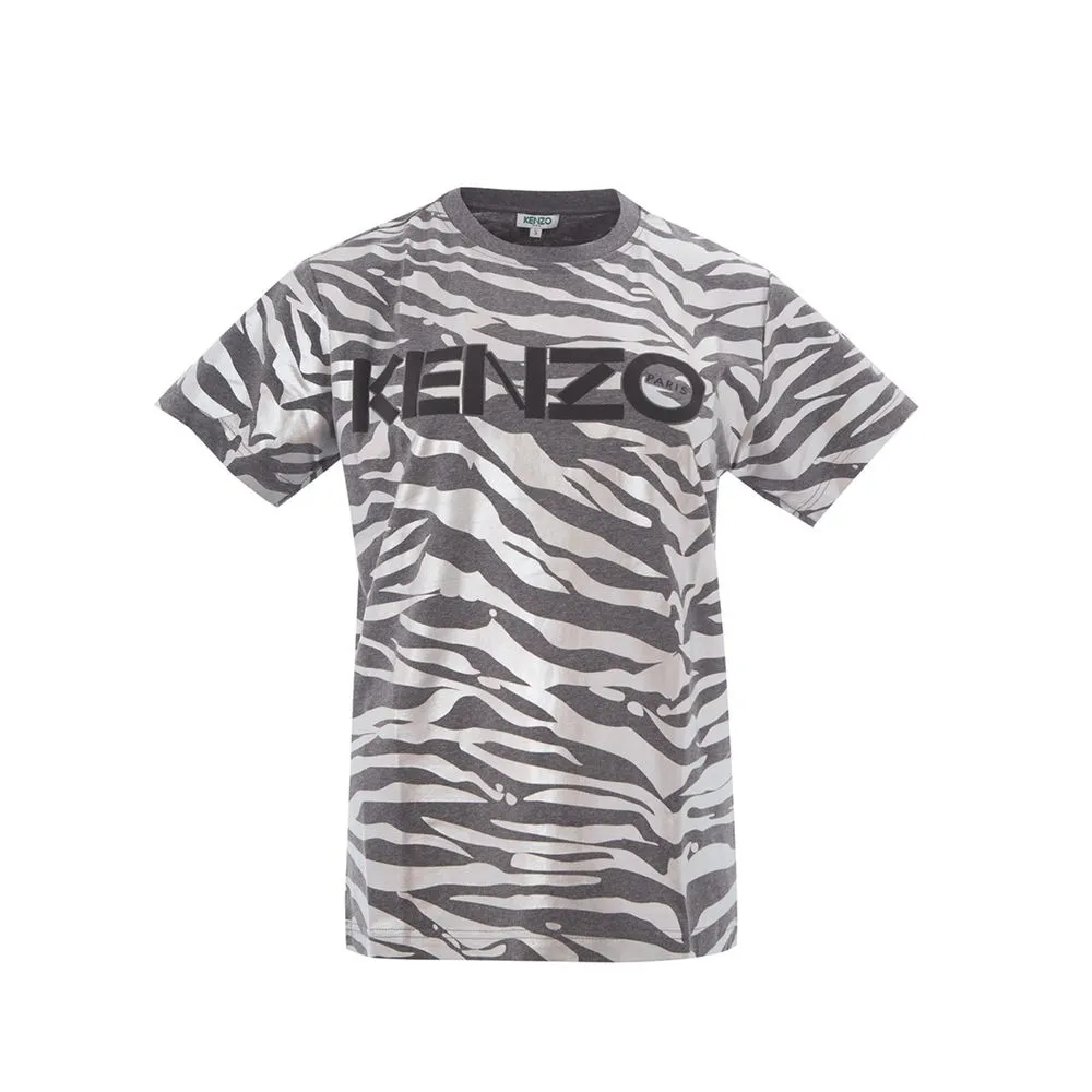 Kenzo Women's Vibrant Multicolor Cotton Top for Women