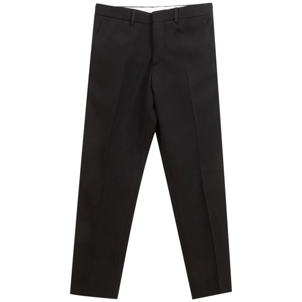 Burberry Men's Elegant Wool Black Trousers for Men