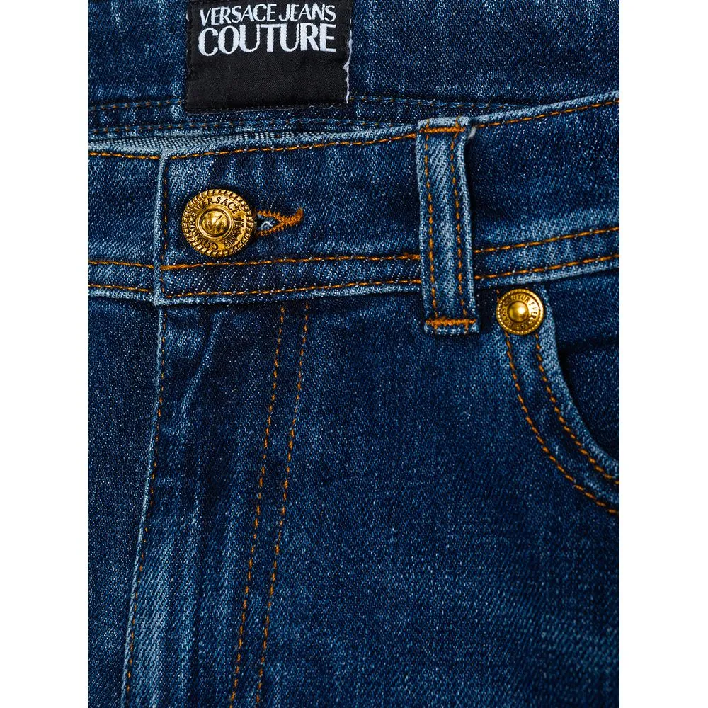 Versace Jeans Women's Elegant Blue Cotton Denim from Versace Jeans