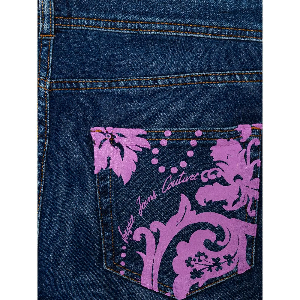 Versace Jeans Women's Elegant Blue Cotton Denim from Versace Jeans