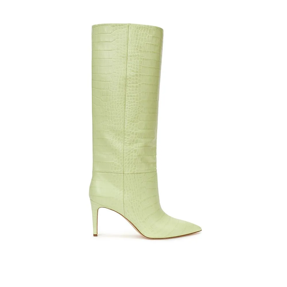 Paris Texas Women's Sun-Kissed Yellow Leather Boots