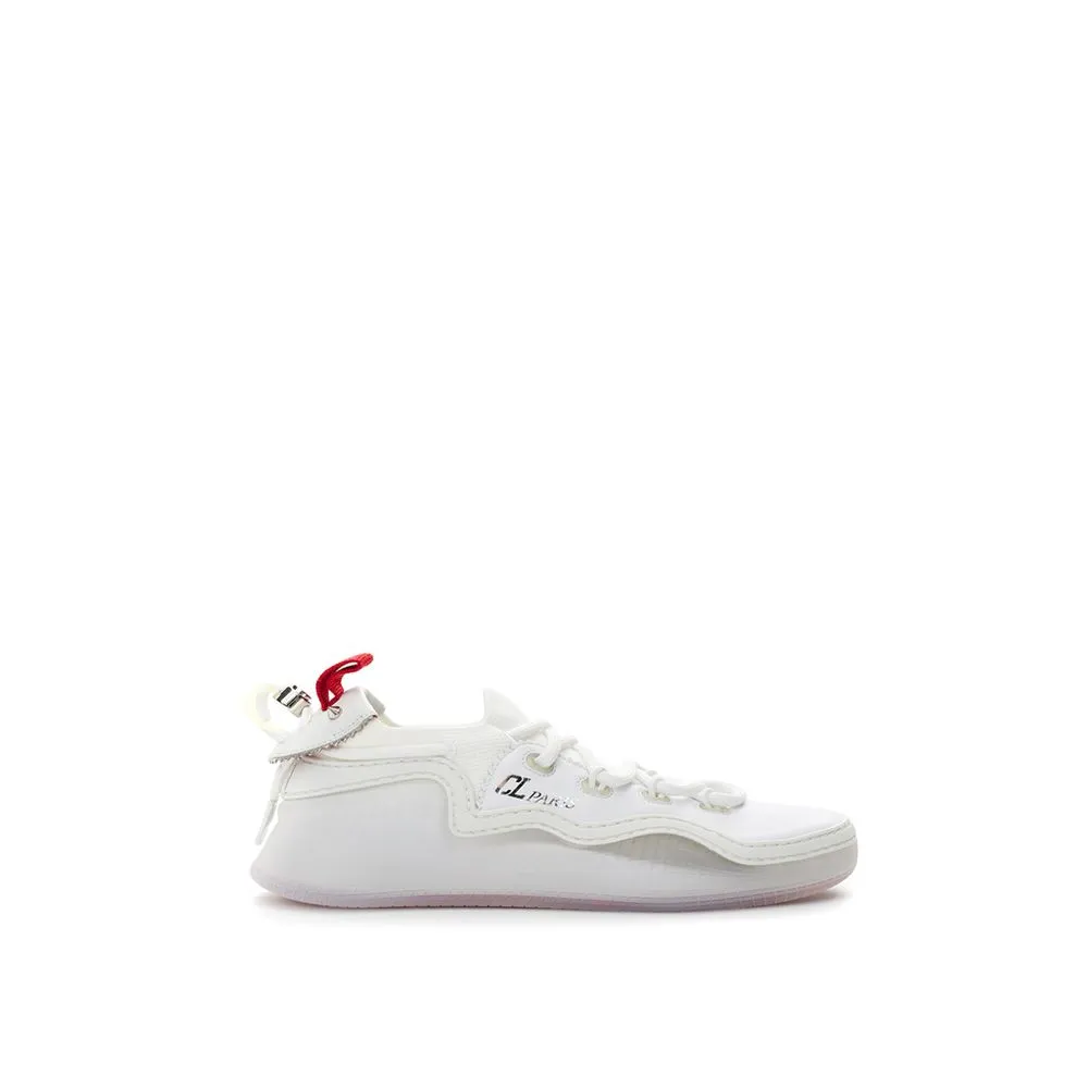 Christian Louboutin Women's Pristine White Leather Sneakers