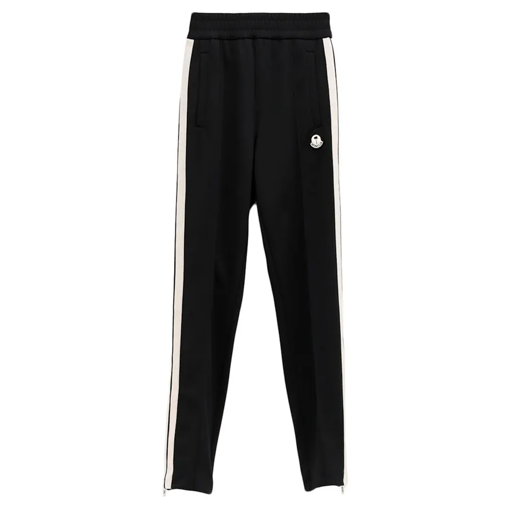 Moncler x Palm Angels Men's Black Polyester Jeans & Pant