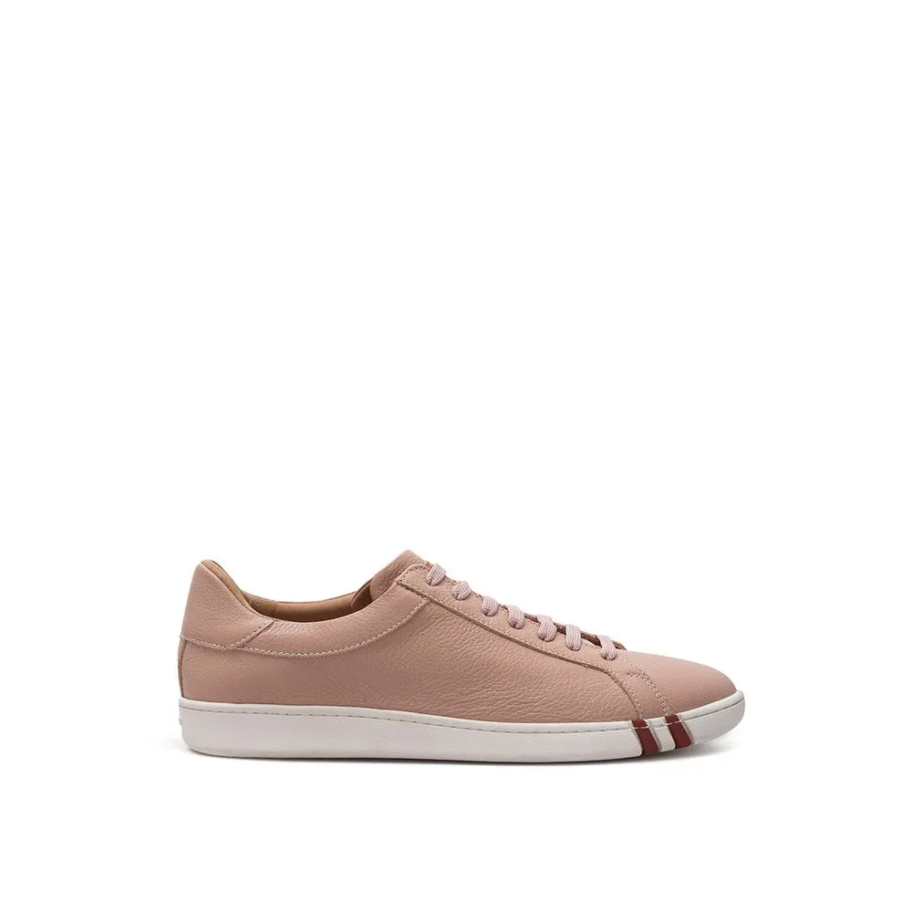 Bally Women's Elegant Pink Leather Sneakers