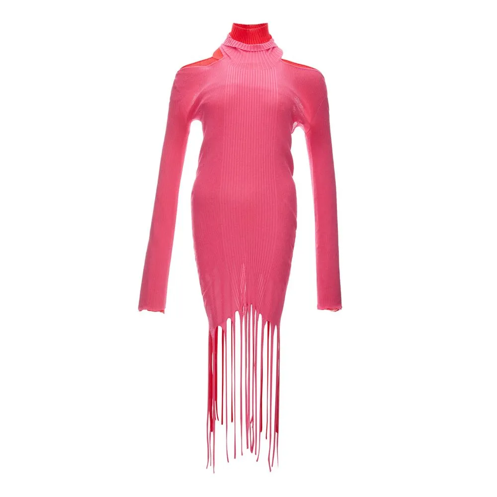 Bottega Veneta Women's Elegant Pink Cotton Dress