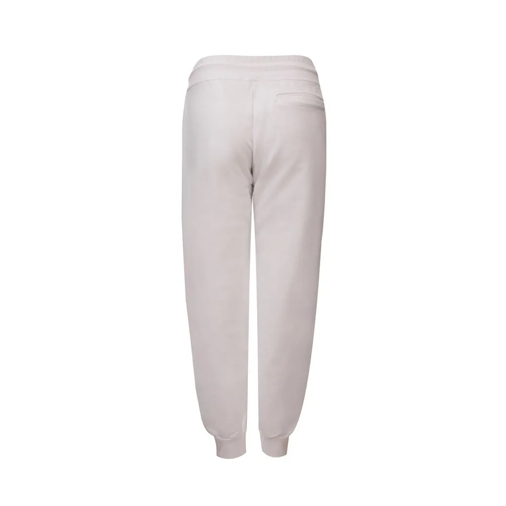 GCDS Women's Chic White Cotton Trousers for Elevated Style