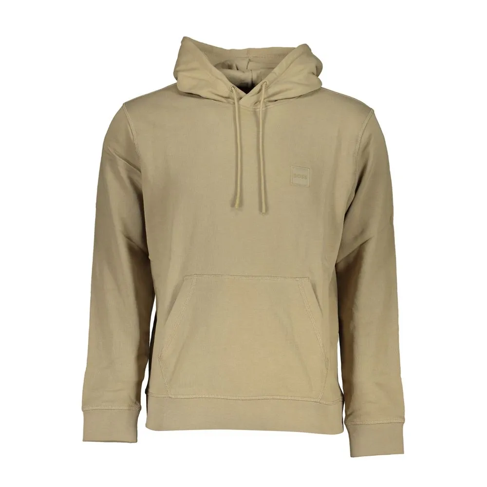 Hugo Boss Men's Beige Cotton Sweater