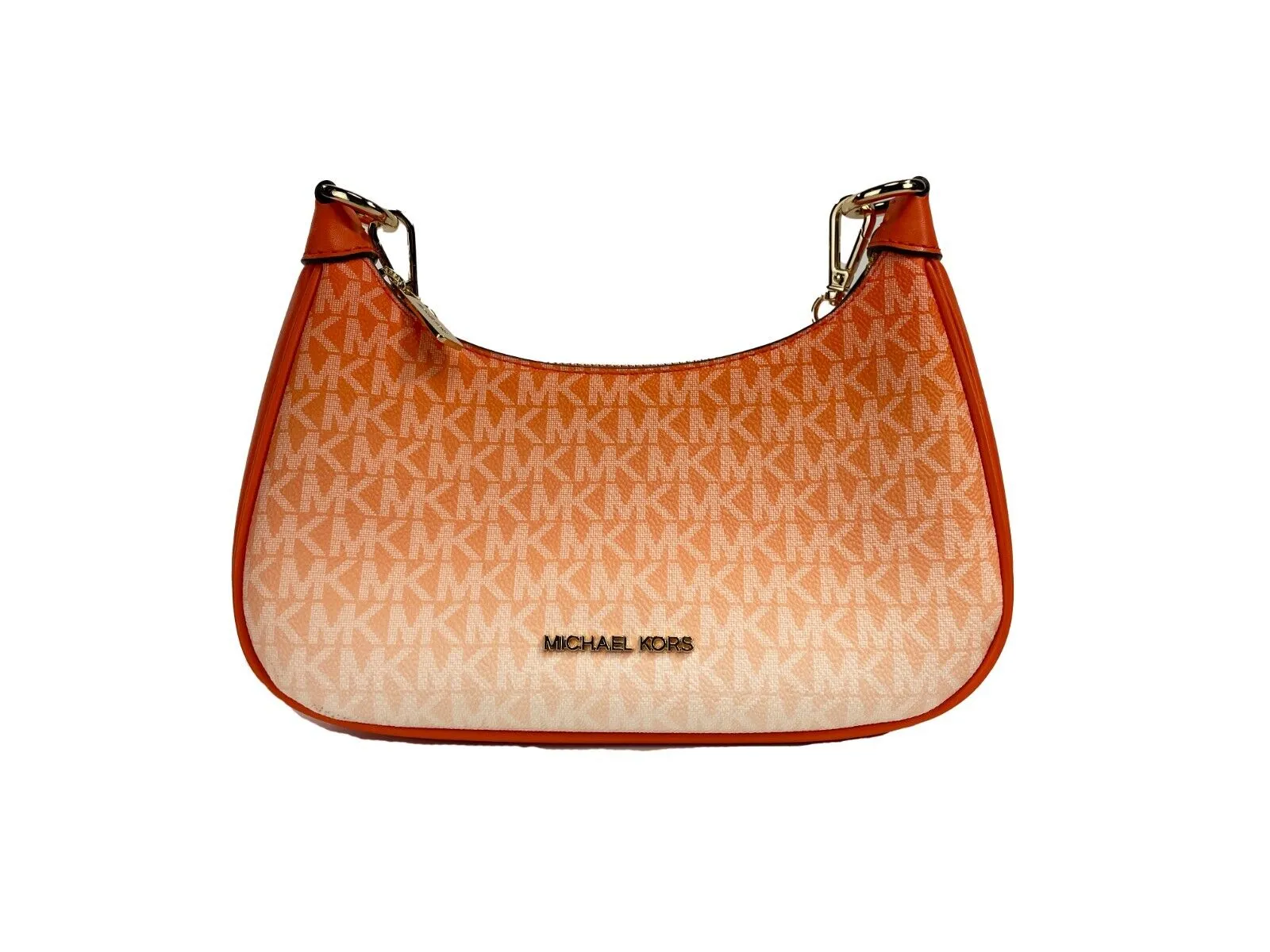 Michael Kors Women's Cora Medium PVC Zip Pouchette Crossbody Bag