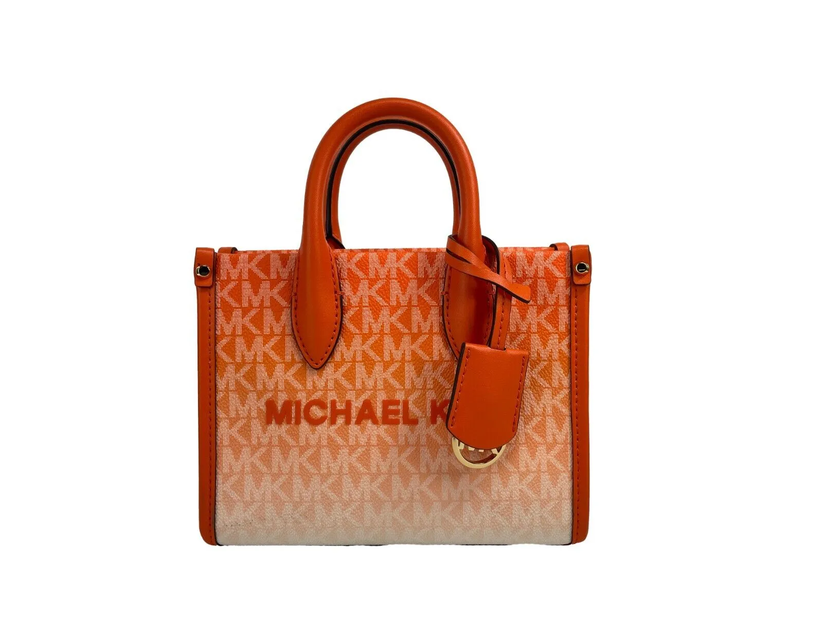 Michael Kors Women's Mirella XS Leather Top Zip Shopper Tote Bag