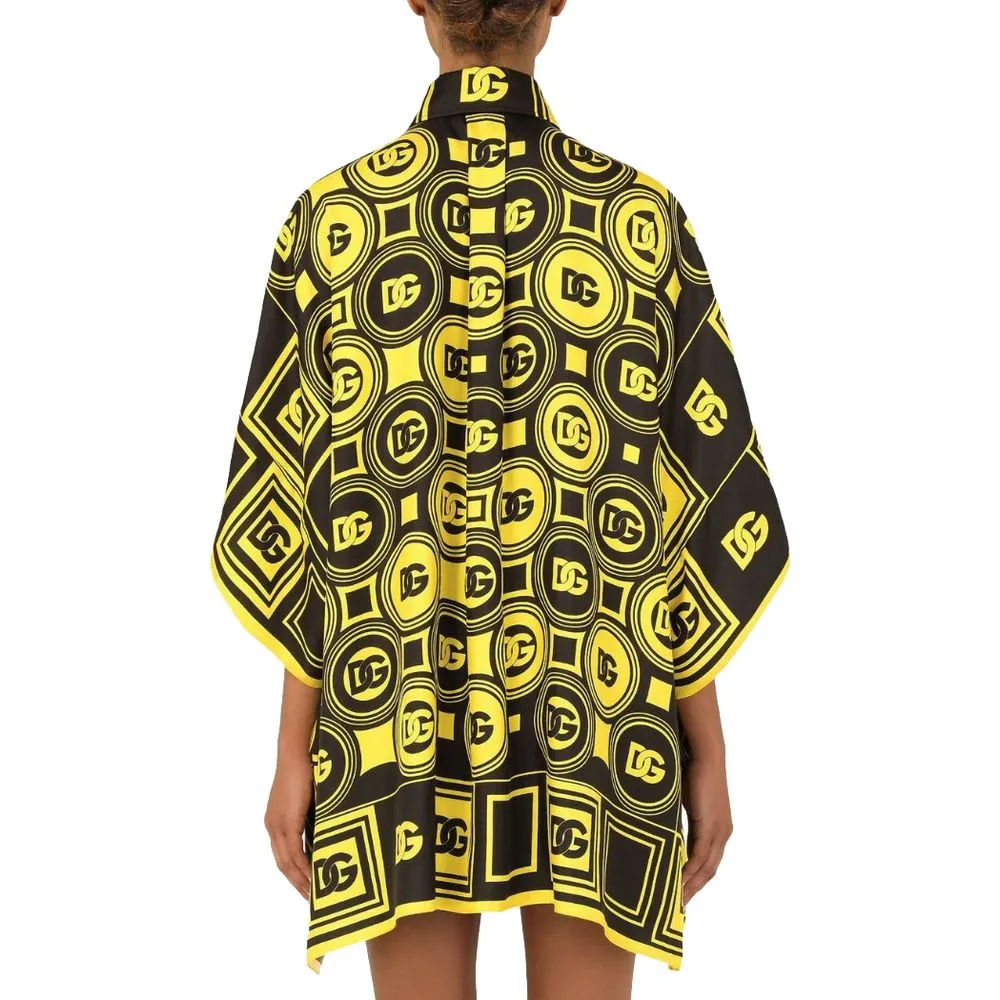 Dolce & Gabbana Women's Yellow Silk Shirt
