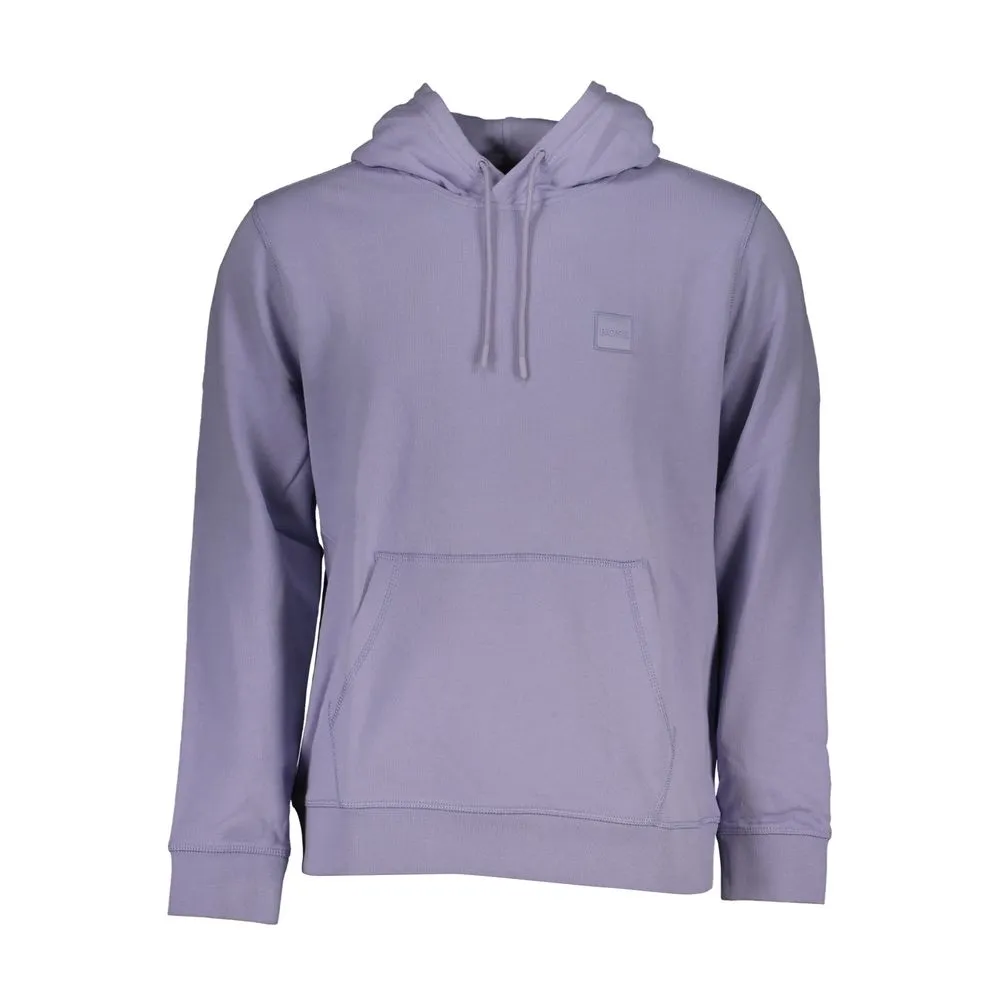 Hugo Boss Men's Purple Cotton Sweater
