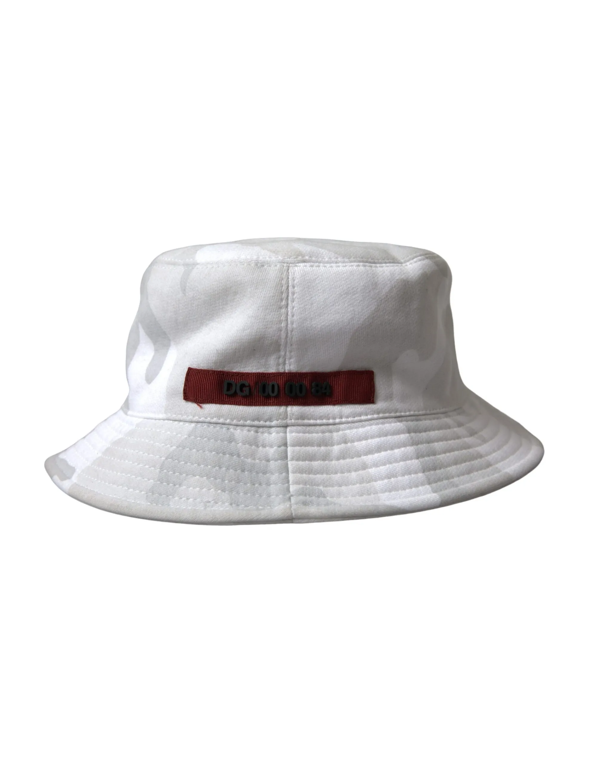 Dolce & Gabbana Men's White Camouflage Cotton Bucket Hat Men