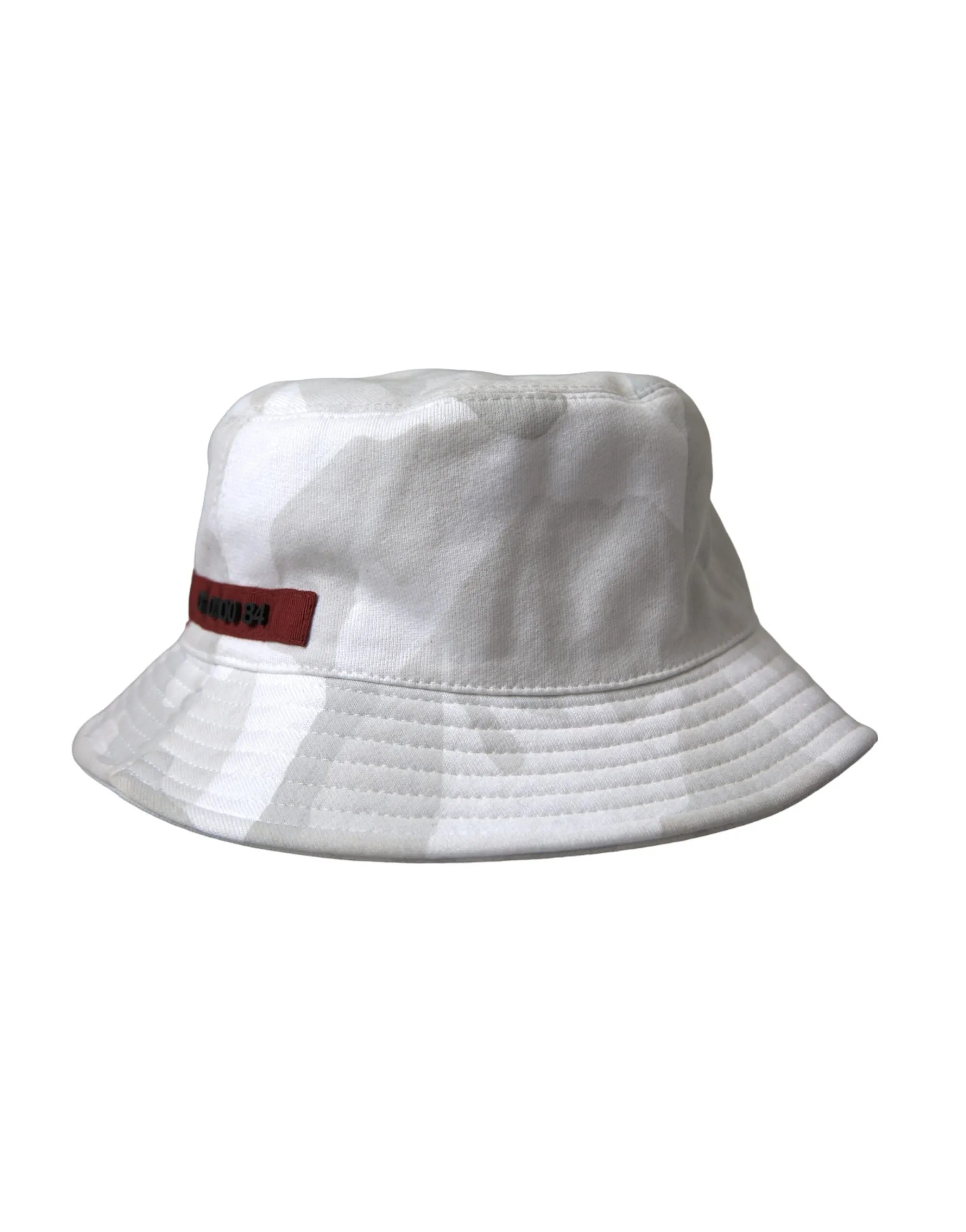 Dolce & Gabbana Men's White Camouflage Cotton Bucket Hat Men