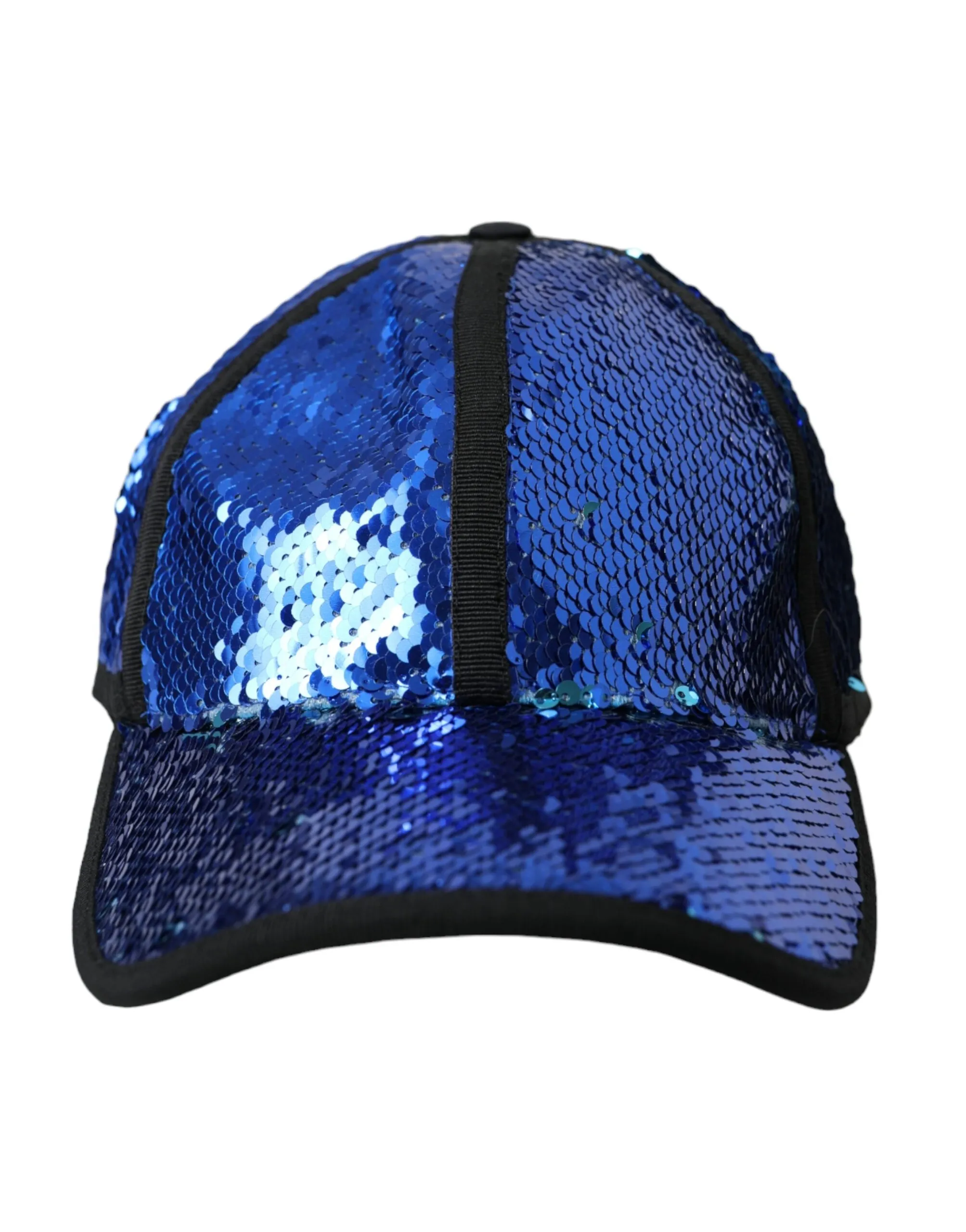 Dolce & Gabbana Men's Royal Blue Sequin Baseball Hat Men