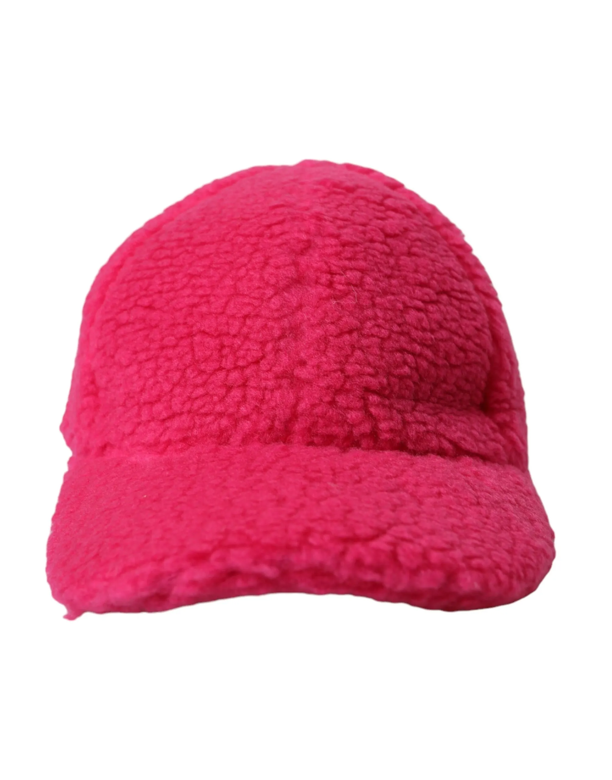 Dolce & Gabbana Men's Pink Fleece Plush Baseball Hat Men