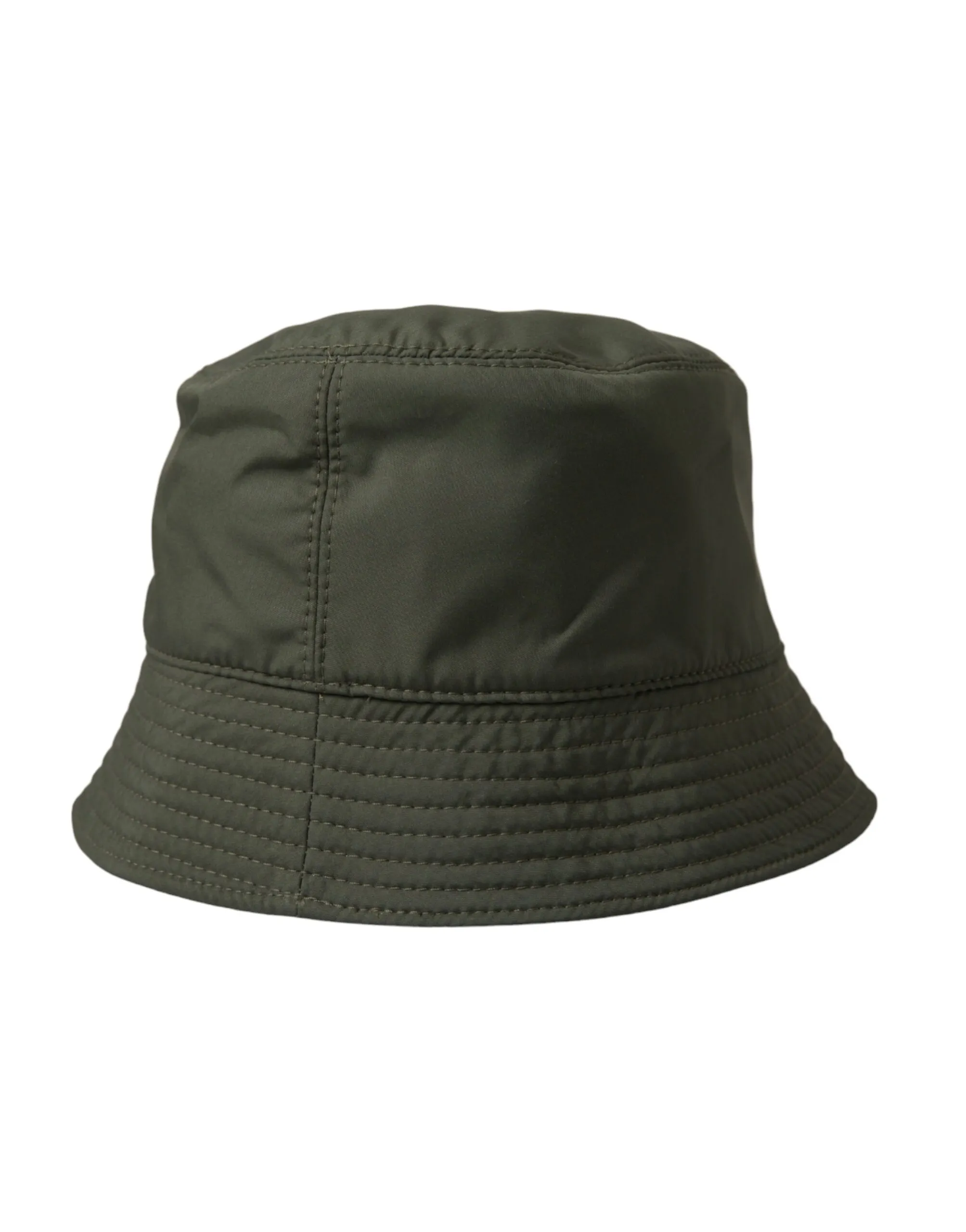 Dolce & Gabbana Men's Army Green Polyester Cap Bucket Hat Men