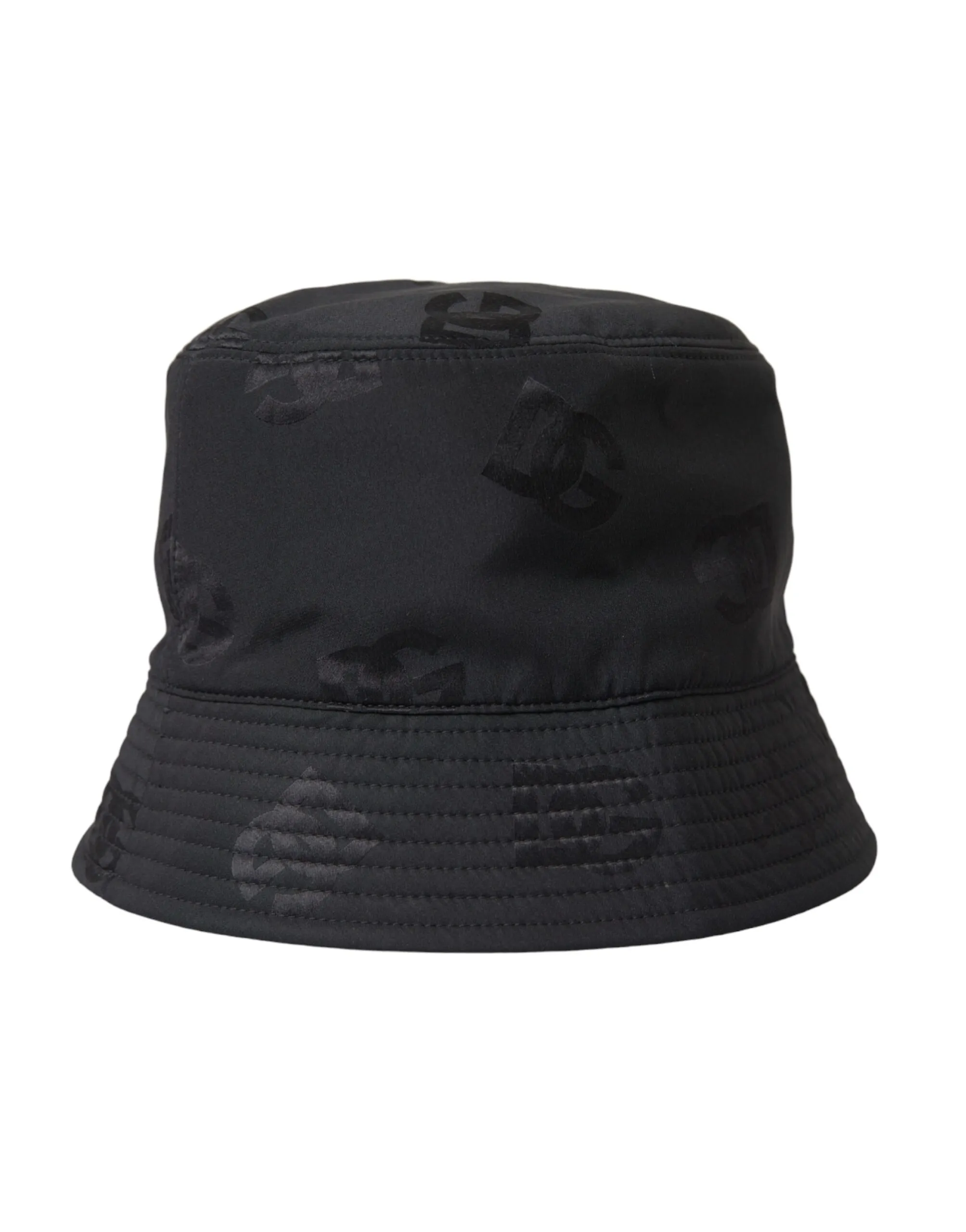 Dolce & Gabbana Men's Black Cotton Blend Logo Bucket Hat Men