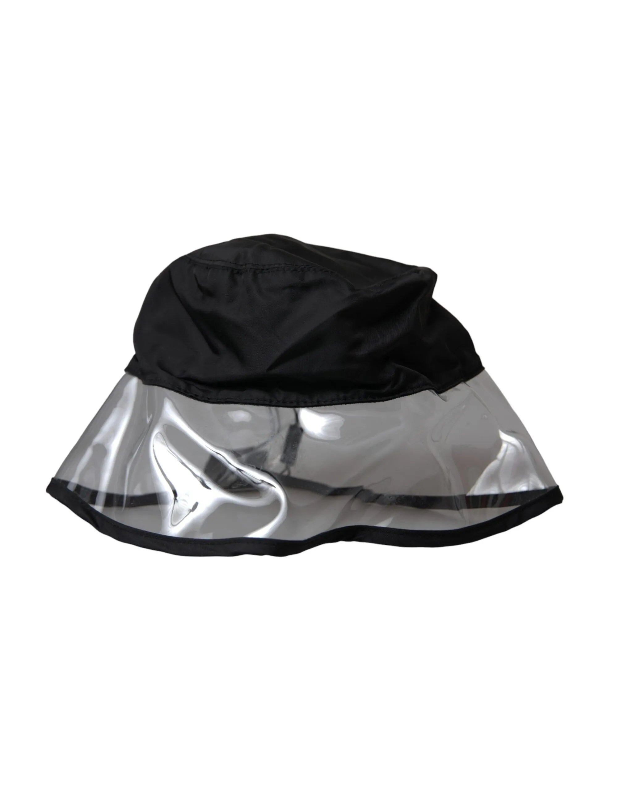 Dolce & Gabbana Men's Black Polyester Plastic Bucket Hat Men