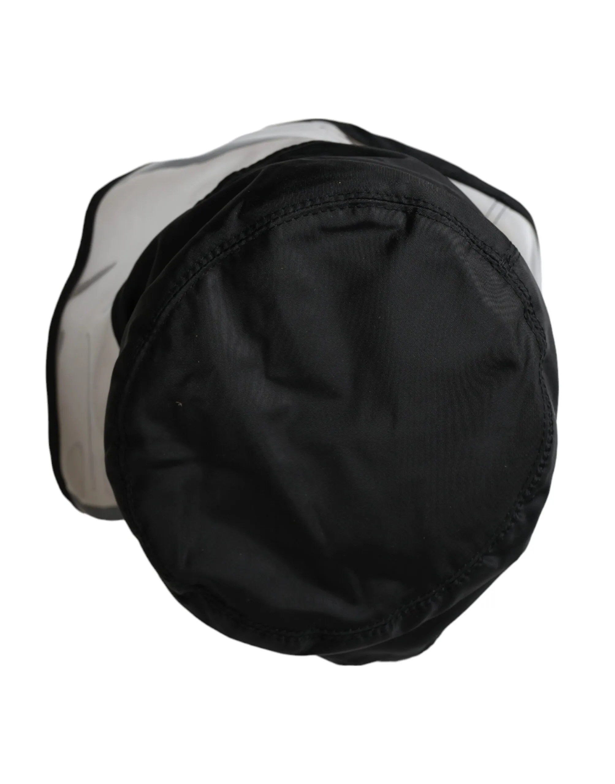 Dolce & Gabbana Men's Black Polyester Plastic Bucket Hat Men