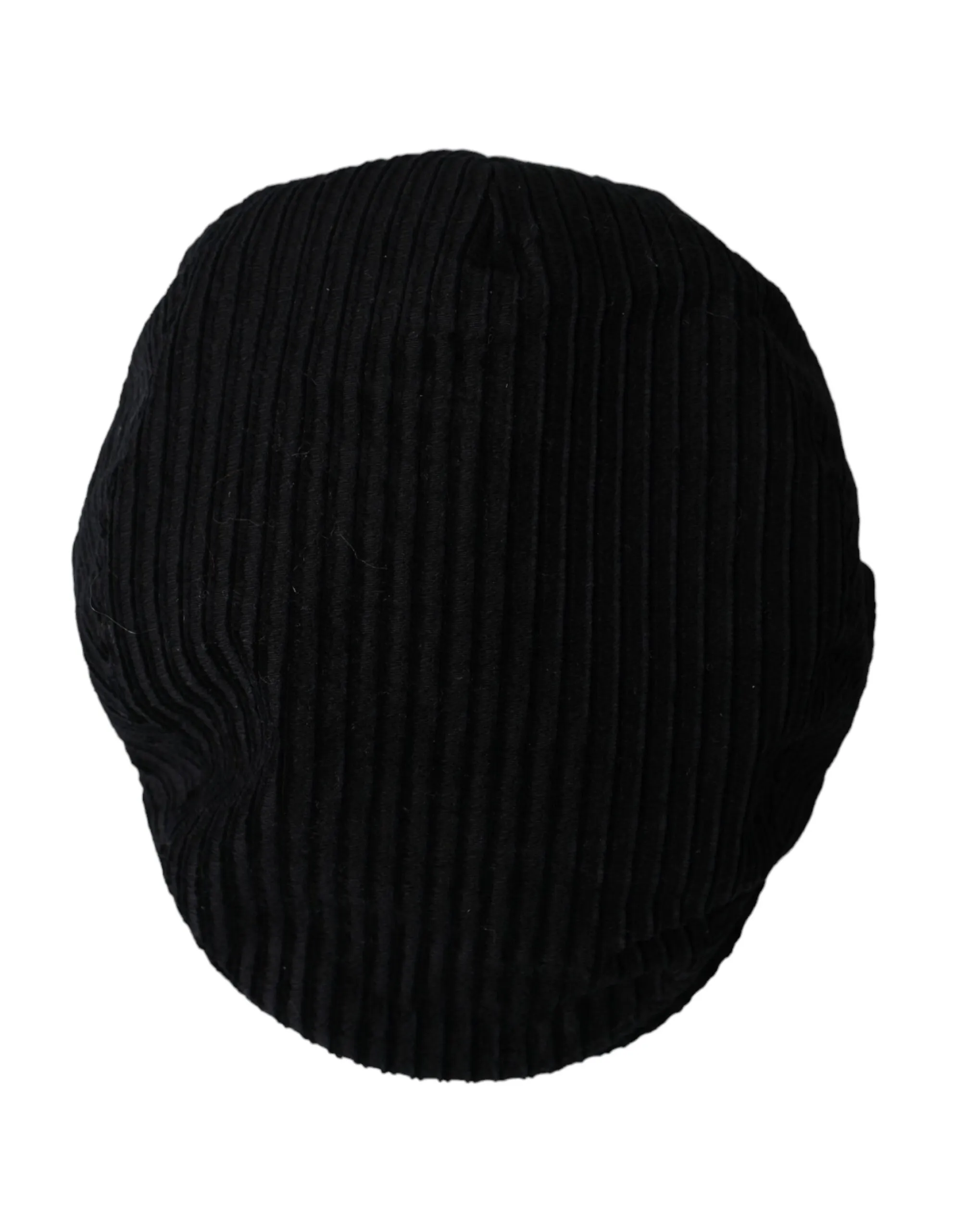 Dolce & Gabbana Men's Black Stripes Cotton Newsboy Hat Men