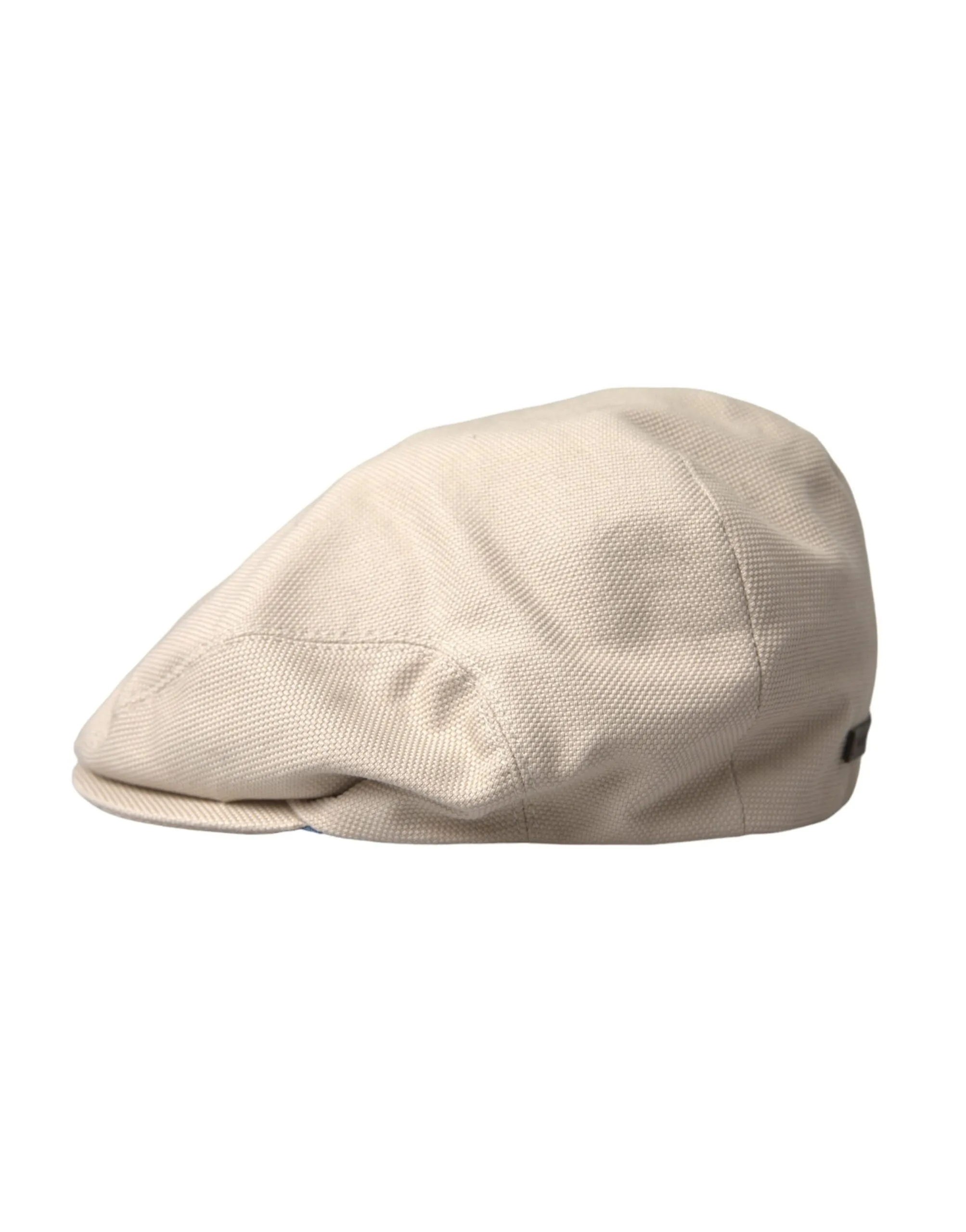 Dolce & Gabbana Men's Beige Cloth Cap Newsboy Hat Men