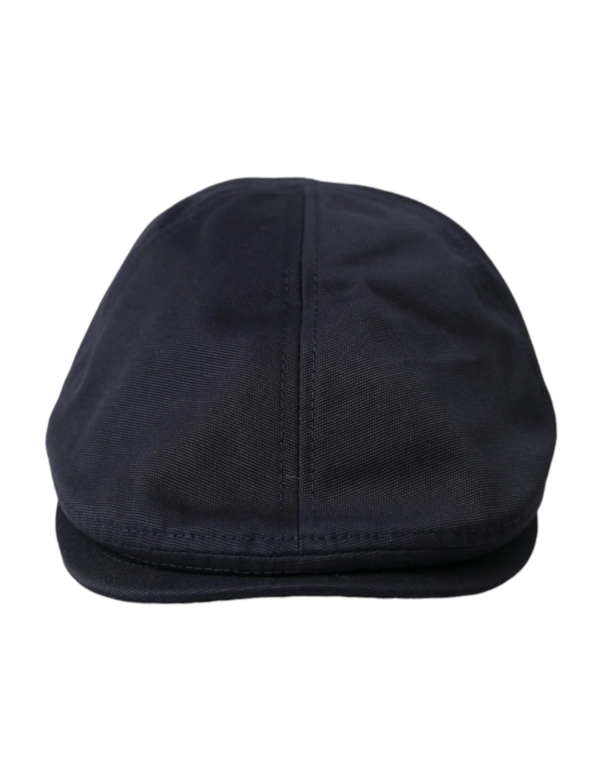 Dolce & Gabbana Men's Dark Blue Cotton Cloth Newsboy Hat Men