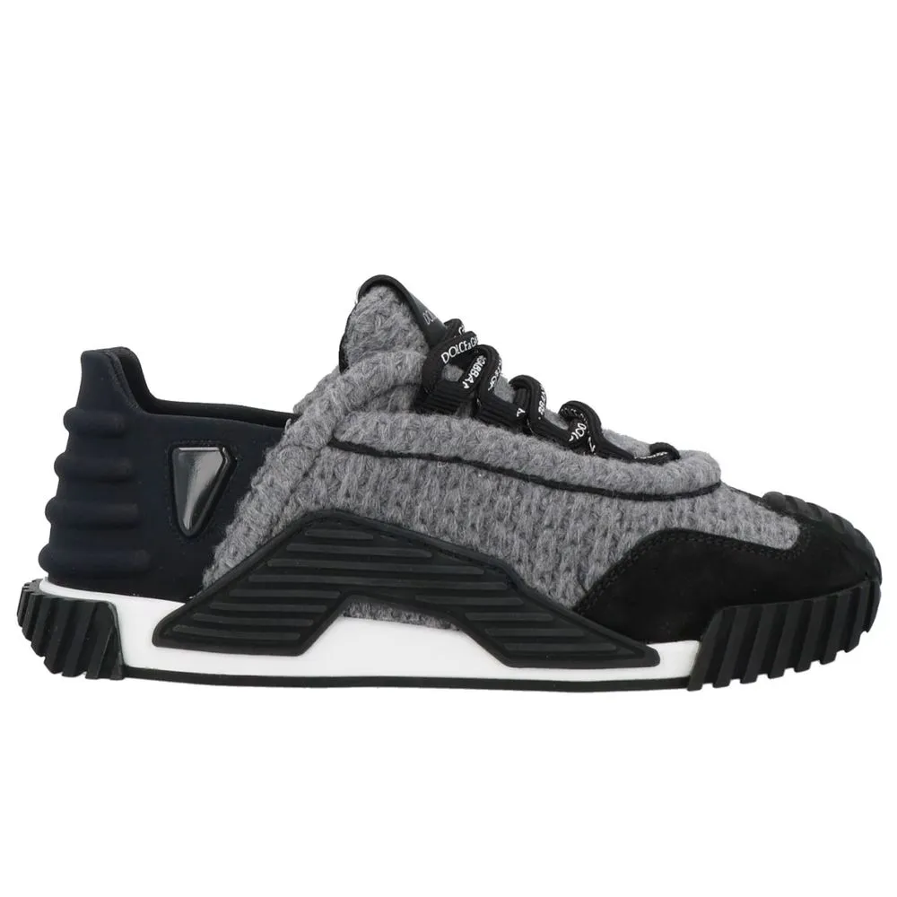 Dolce & Gabbana Men's Black Cotton Sneaker